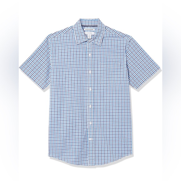 Amazon Essentials Men's Regular-Fit Short-Sleeve Poplin Shirt - Picture 6 of 16